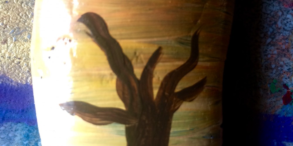 A tree in the desert