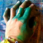 Multicoloured hands!